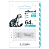 Флеш-накопичувач Wibrand USB 3.2 Gen1 Marten 64GB White (Белый)- № 2