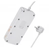 Мережевий подовжувач HOCO AC22 Sunlight 4-bit(PD30W/1C3A) desktop socket(EU/GER) Black (Черный)- № 3