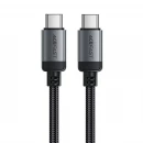 Кабель ACEFAST C20-03 USB-C to USB-C aluminum alloy charging data cable Black