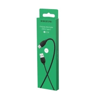 Кабель BOROFONE BX19 USB to Type-C 3A, 1m, PVC, TPE connectors, Black (Цвет 7073) - фото № 3