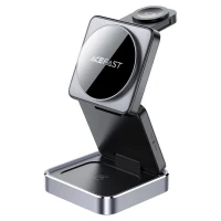 Бездротовий зарядний пристрій ACEFAST E20 desktop 3-in-1 wireless charging holder Black