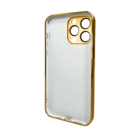 Чохол для смартфона AG Glass Sapphire Frame MagSafe Logo for Apple iPhone 15 Pro Max Gold (Цвет 30791) - фото № 2