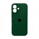 Чохол для смартфона Silicone Full Case AA Camera Protect for Apple iPhone 16 31,Dark Green