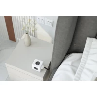 Мережевий подовжувач Allocacoc PowerCube Extended з заземленням 4 розетки 2 USB 1.5 м, сірий (Колір White-Grey) - фото № 7