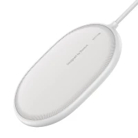 Бездротовий зарядний пристрій Baseus Light Magnetic 15W для iPhone 12 Білий (WXQJ-02)  - фото № 2