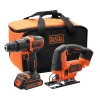 Набір з двох інструментів BLACK+DECKER BCK22S1S LP25918 - № 1 Набір з двох інструментів BLACK+DECKER BCK22S1S Black+Decker - № 1