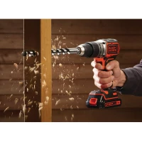 Дрель-шуруповерт ударная бесщеточная аккумуляторная BLACK+DECKER BL188N  - фото № 3