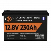 Акумулятор LP LiFePO4 12V (12,8V) - 230 Ah (2944Wh) (Smart BMS 150А) з BT пластик  - фото № 2