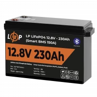 Акумулятор LP LiFePO4 12V (12,8V) - 230 Ah (2944Wh) (Smart BMS 150А) з BT пластик  - фото № 3