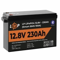 Акумулятор LP LiFePO4 12V (12,8V) - 230 Ah (2944Wh) (Smart BMS 150А) з BT пластик  - фото № 4