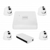 Комплект відеоспостереження на 4 камери GV-IP-K-W96/4 3MP LP30515 - № 1 Комплект відеоспостереження на 4 камери GV-IP-K-W96/4 3MP GreenVision - № 1