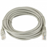 Патч-корд литий UTP RJ45 кат. 5Е 5 м (серый) (Колір сірий), Атикул LP1705 |  купить на VILKI.NET - фото № 1