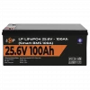 Акумулятор LP LiFePO4 24V (25,6V) - 100 Ah (2560Wh) (Smart BMS 100А) з BT пластик LP20200 - № 1 Акумулятор LP LiFePO4 24V (25,6V) - 100 Ah (2560Wh) (Smart BMS 100А) з BT пластик LogicPower - № 1