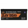 Акумулятор LP LiFePO4 24V (25,6V) - 100 Ah (2560Wh) (Smart BMS 100А) з BT пластик - № 2