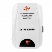Стабілізатор напруги LPT-W-3000RD (2100Вт) (Колір білий) - фото № 2