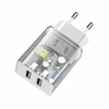 Зарядний пристрій Baseus Speed Mini Dual USB 10.5W Білий (CCFS-R02) (Белый)- № 6