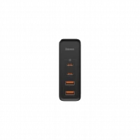 Мережевий зарядний пристрій Baseus GaN2 Pro 3 порта, USB*2 + Type-C*2 100W Чорний (CCGAN2P-L01)  - фото № 2