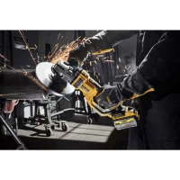 Шліфмашина кутова - болгарка акумуляторна безщіткова DeWALT DCG460X2  - фото № 6