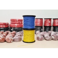 Провод силиконовый QJ 28 AWG (желтый), 1 метр  - фото № 2