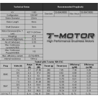 Мотор T-Motor MS2208-18 KV1100 2-3S 110W для коптеров  - фото № 3