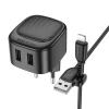 МЗП Borofone BAS21A Special (2A) + Lightning 69021 - № 1 МЗП Borofone BAS21A Special (2A) + Lightning (Black) Borofone - № 1