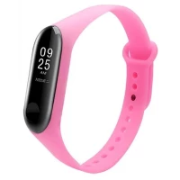 Силіконовий ремінець Neon для Xiaomi Mi Band 5 / 6 (Цвет Рожевий), Атикул 39437 |  купить на VILKI.NET - фото № 1