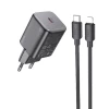 МЗП Hoco N40 Mighty 1C PD20W + Type-C to Lightning 69107 - № 1 МЗП Hoco N40 Mighty 1C PD20W + Type-C to Lightning (Black) Hoco - № 1