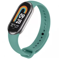 Силіконовий ремінець для Xiaomi Mi Band 8/9 (Цвет Зелений / Pine Needle), Атикул 65484 |  купить на VILKI.NET - фото № 1