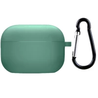 Силіконовий футляр з мікрофіброю для навушників Airpods 3 (Колір Зелений / Pine Needle), Атикул 53035 |  купить на VILKI.NET - фото № 1