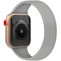 Ремінець Solo Loop для Apple Watch 38/40/41/42mm 163mm (7) (Колір Сірий / Mist Blue), Атикул 41662 |  купить на VILKI.NET - фото № 1