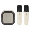 Bluetooth колонка K12 + 2 микрофона 74209 - № 1 Bluetooth колонка K12 + 2 микрофона (White) Epik - № 1