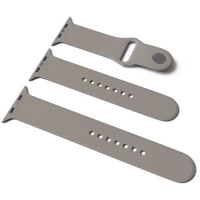Силіконовий ремінець для Apple Watch Sport Band 38/40/41/42mm (S/M & M/L) 3pcs (Колір Сірий / Dark Gray), Атикул 32192 |  купить на VILKI.NET - фото № 1
