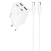 МЗП Hoco N55 Fundador PD20W four-port (2USB-A/2C) + Type-C to Type-C 74141 - № 1 МЗП Hoco N55 Fundador PD20W four-port (2USB-A/2C) + Type-C to Type-C (White) Hoco - № 1