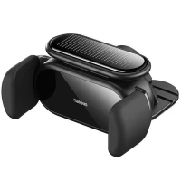 Автотримач Baseus Steel Cannon pro Solar Electric Car Mount (SUGP010001) (Цвет Black), Атикул 66004 |  купить на VILKI.NET - фото № 1
