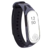 Силіконовий ремінець з малюнком для Xiaomi Mi Band 3/4 (Хакі / Сірий) Epik - № 1