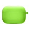Силіконовий футляр з мікрофіброю для навушників Airpods 3 53035 - № 1 Силіконовий футляр з мікрофіброю для навушників Airpods 3 (Салатовий / Neon green) Epik - № 1