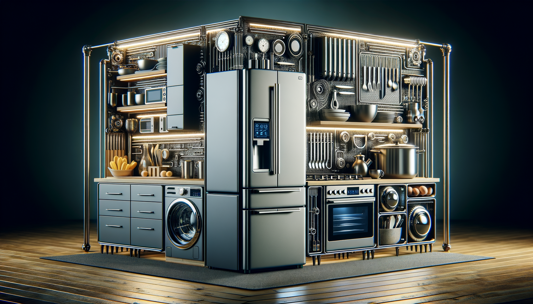 Детальний вигляд сучасної кухонної техніки 2025